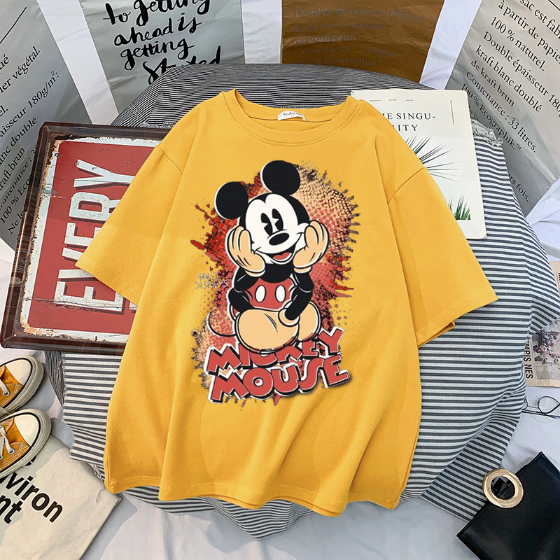 Disney Mickey Mouse - Camiseta de talla grande para mujer