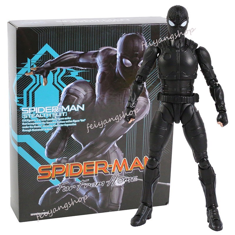 Marvel Vengadores Alianza SpiderMan Lejos De Casa Stealth Traje SHF Figura De Acci n