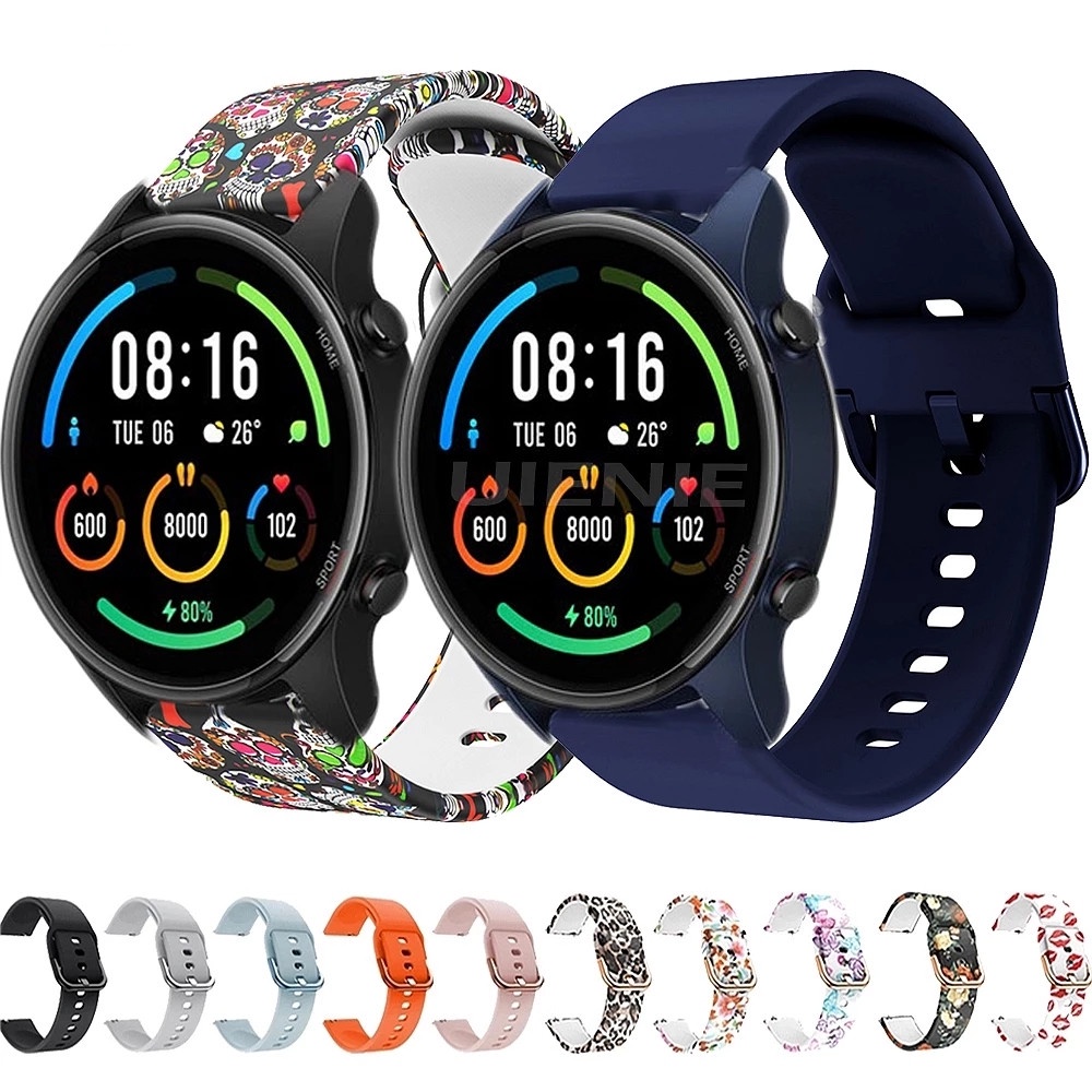 Para Xiaomi Mi Watch Color Silicona SmartWatch Pulsera Pulsera Accesorios Shopee Mexico