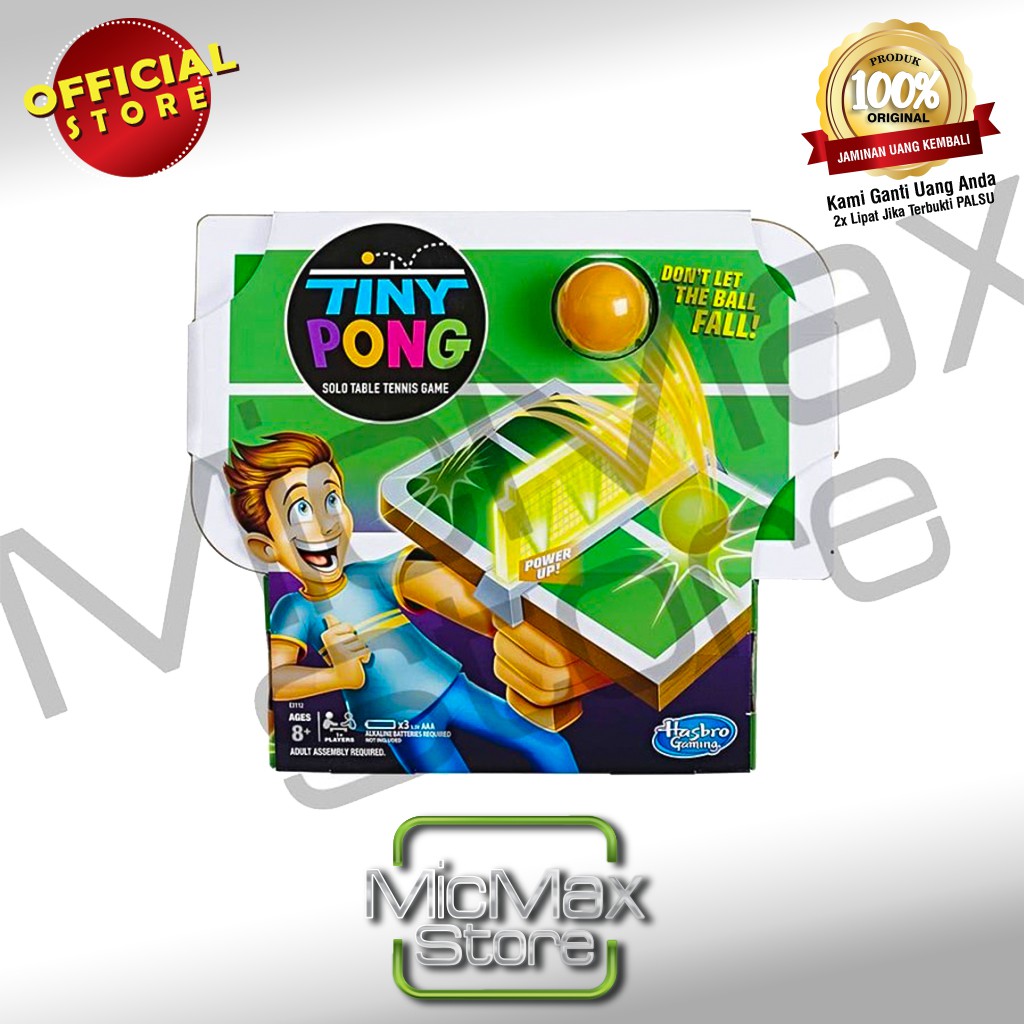 Juegos hasbro Tiny Pong Solo tenis de mesa juego Shopee M xico