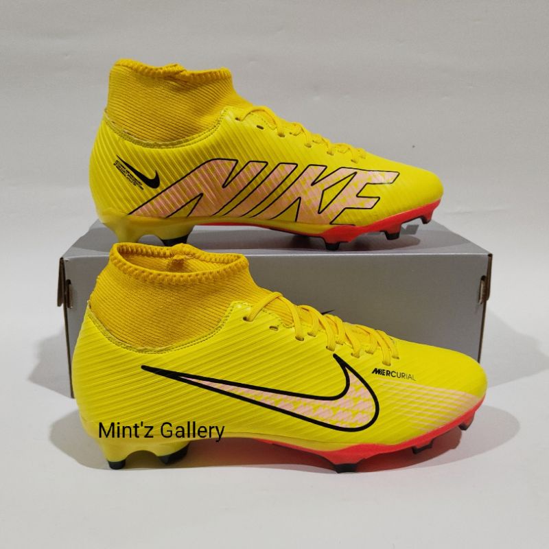 Zapatos de fútbol mercurial Superfly 9th yellow FG Shopee México