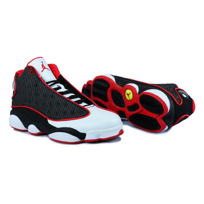 Jordan 13 cheap rojo con negro