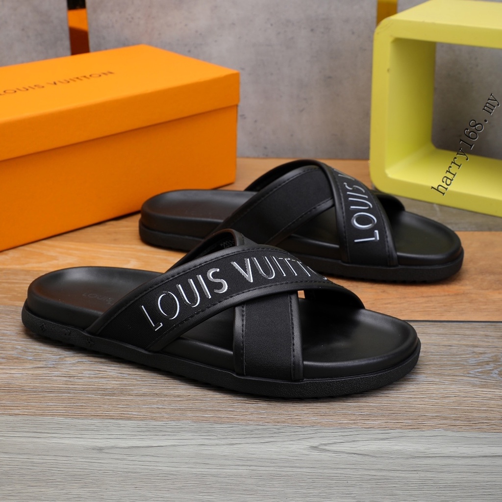 LV LOUIS VUITTON Sandalias De Cuero Para Hombre Zapatos De Playa size38-46  M177
