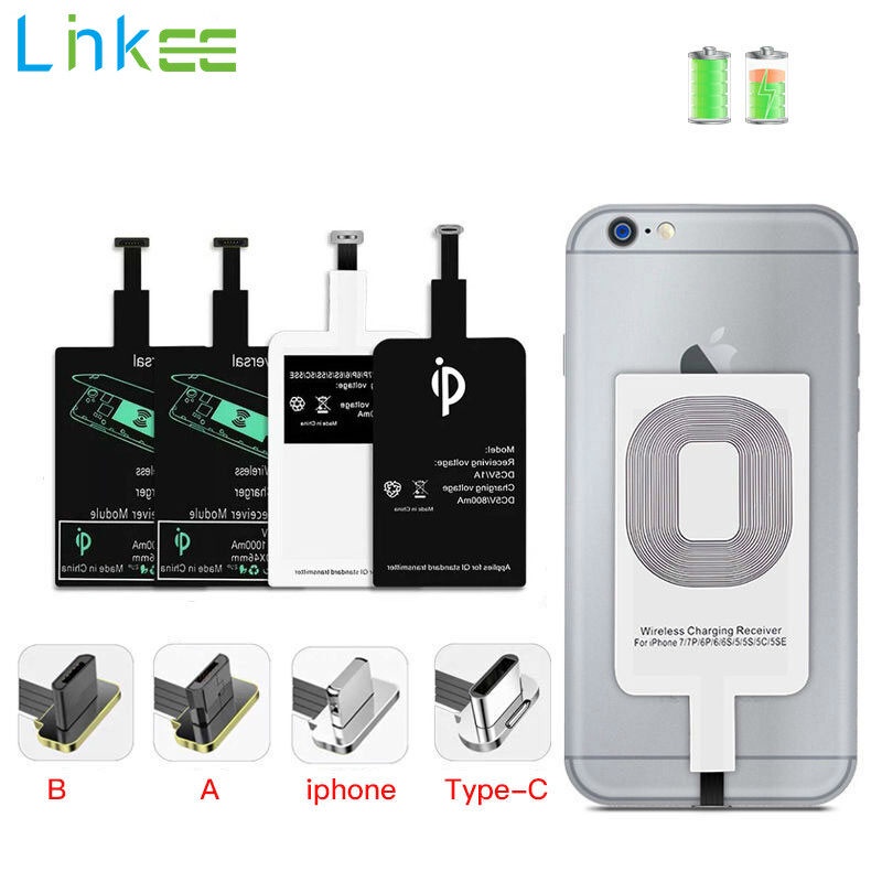 Adaptador Receptor Carga Inalámbrica Tipo C Qi