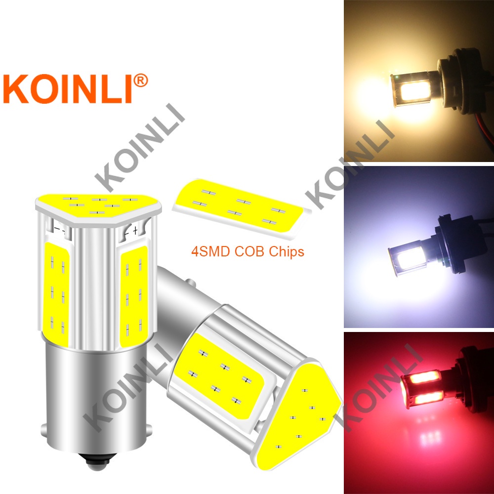 KOINLI 1156 Led Signal Light BA15S BAY15D P21W Bulb 1157 Led Brake ...