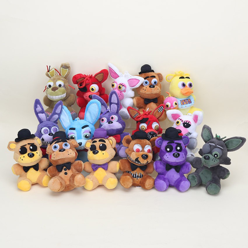 15cm Cinco Noches En Freddys 4 Fnaf Foxy Chica Bonnie Golden Freddy Pesadilla Fredbear Oso 1703