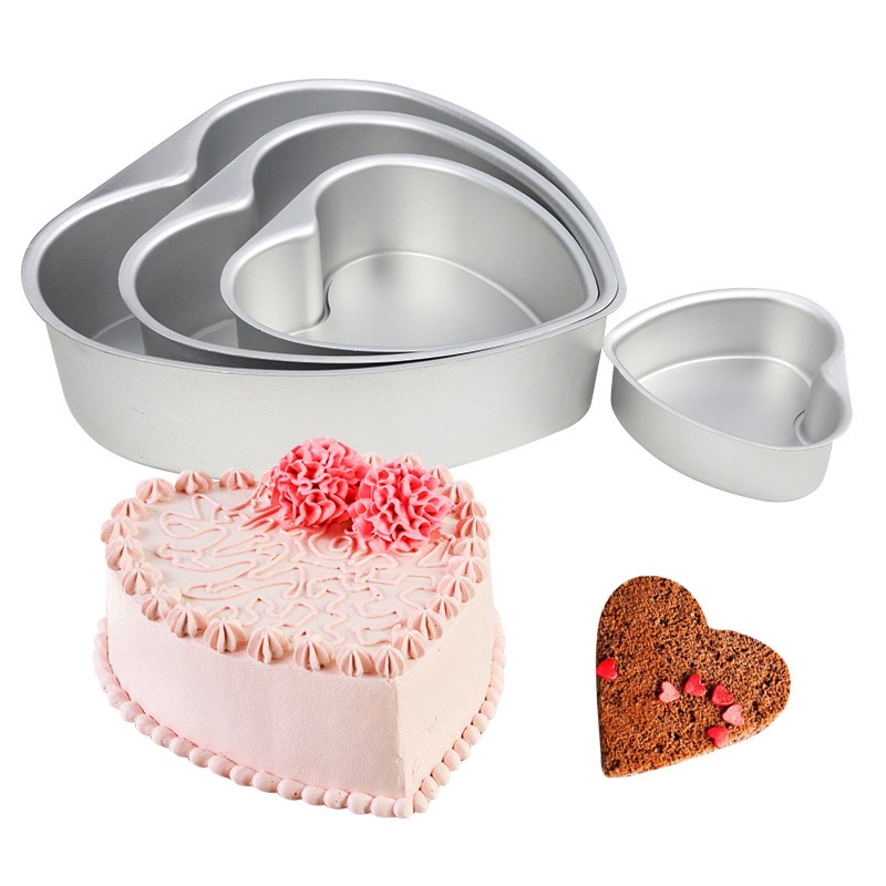 Moldes de silicona de corazón de 3 tamaños para bombas de chocolate, molde  de pastel en forma de corazón de diamante, moldes de caramelo de corazón de