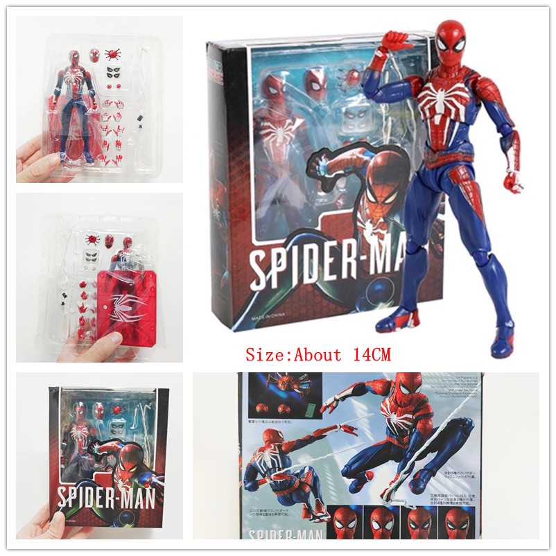a) Shf Spider Man Homecoming, The Spiderman PVC Action Figure Collectible Model Toy