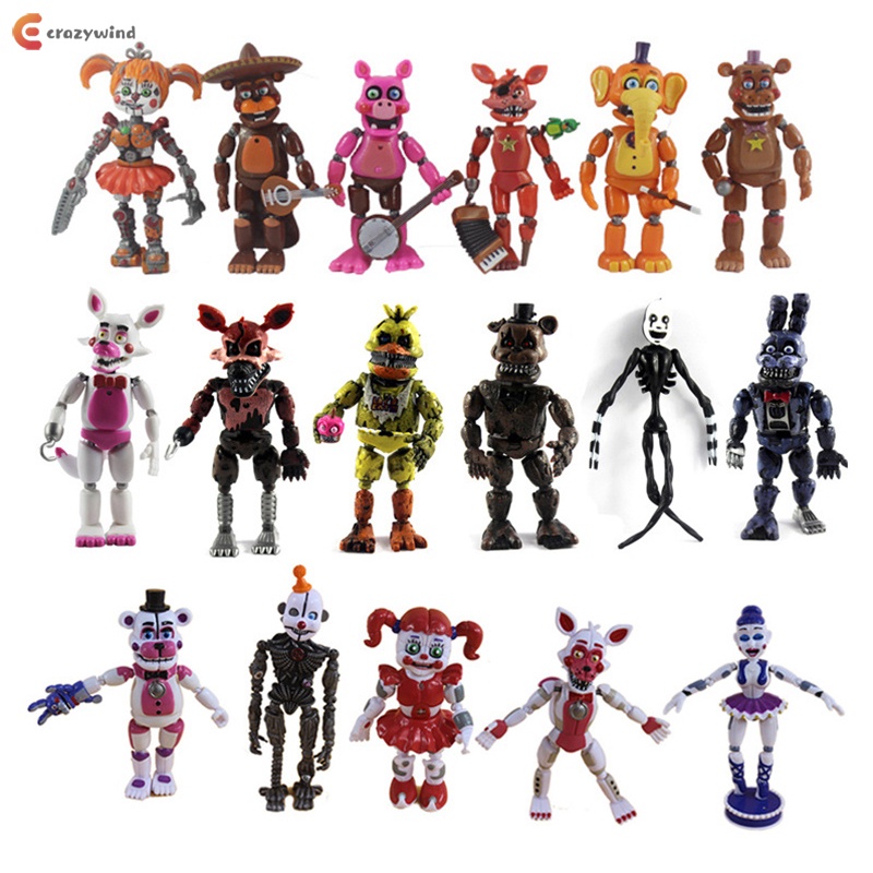 FNAF Five Nights At Freddy Mini Figuras Miniatura Juego Coleccion Juguetes Coleccionables