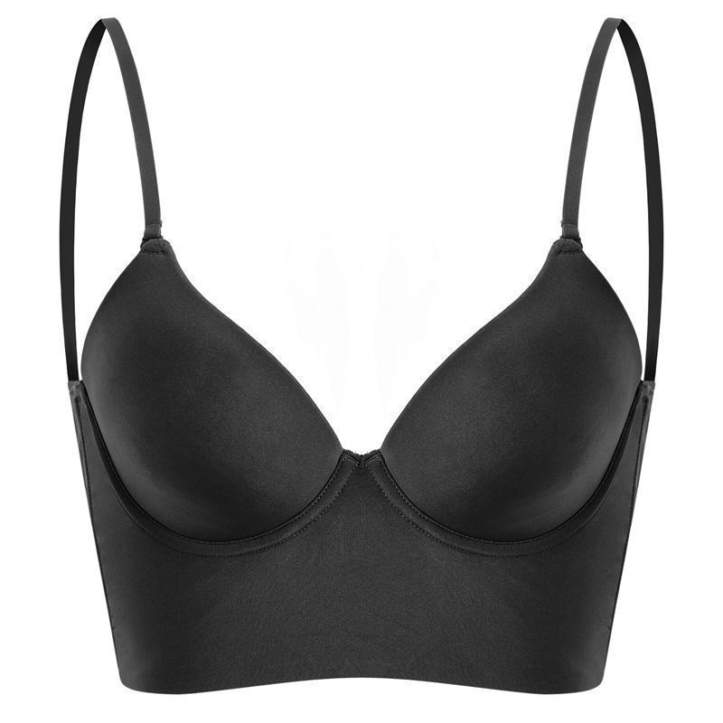 thumbnail image 1 of Ropa Interior De Espalda Hermosa En Forma De U Para Mujer Estilo Delgado Pechos Grandes Aspecto Pequeño Anti-Aplastamiento Invisible Sin Costuras Pequeños Reunidos Sujetador Halter, 1 of 5