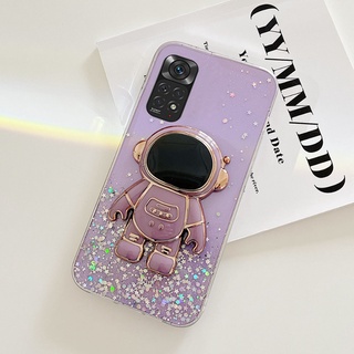 Funda Para Teléfono Redmi Note 11 Pro 3D De Dibujos Animados Astronauta  Soporte Carcasa XIAOMI 10 9s 10S Transparente Glitter Suave Tpu A Prueba De  Golpes Cubierta Trasera