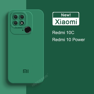 Funda para Xiaomi Redmi 10C, funda protectora de silicona líquida para  Xiaomi Redmi 10C con cordón de silicona, cubierta delgada y suave a prueba  de