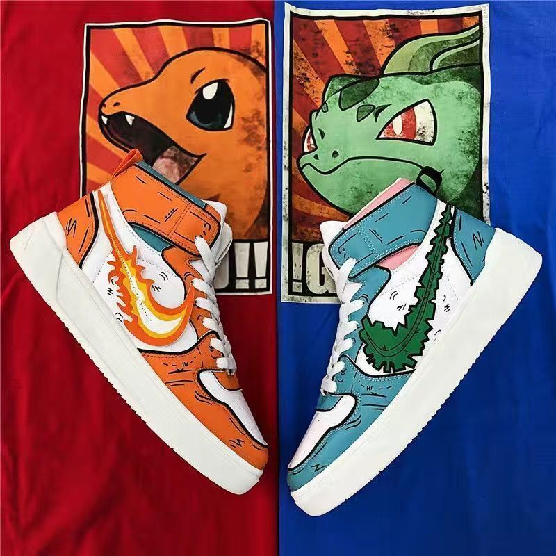 Pokemon 3544 Zapatos De Pareja De Gran Tamaño Charizard Bulbasaur