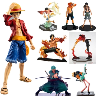 3 Unids/set One Piece Monkey D Luffy Roronoa Zoro Sanji Funny Face