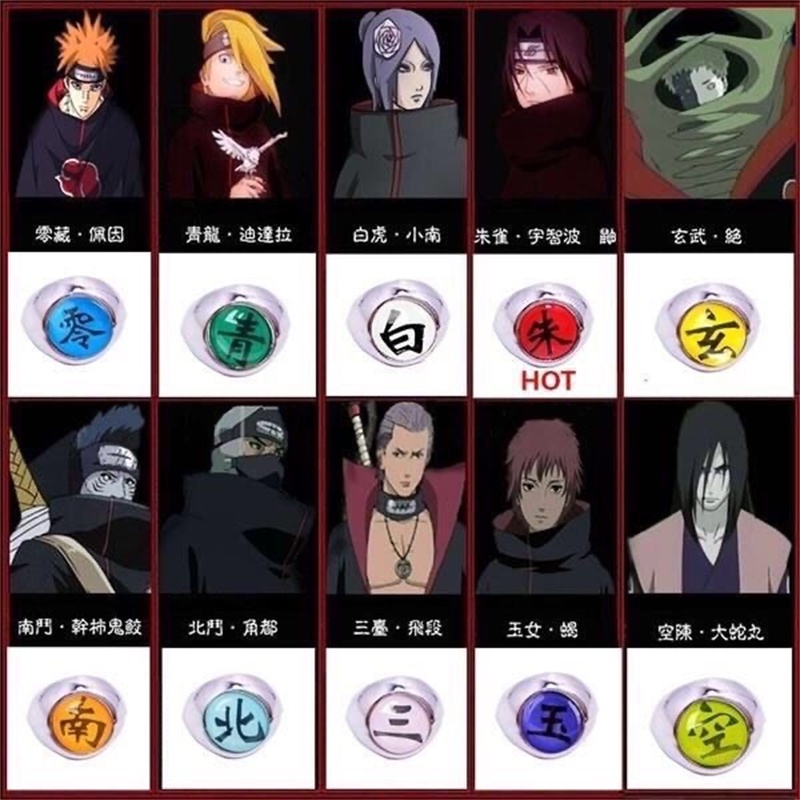 Shippuden-Camiseta Akatsuki Village con símbolos, Harajuku japonés,  algodón, 100%, cómoda - AliExpress