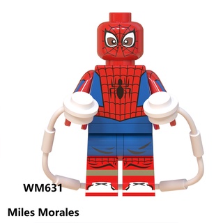 Spiderman Minifigures Marvel Super Heroes Spider-man Gwaen Stacy Miles  Morales Building Blocks Toys | Shopee México