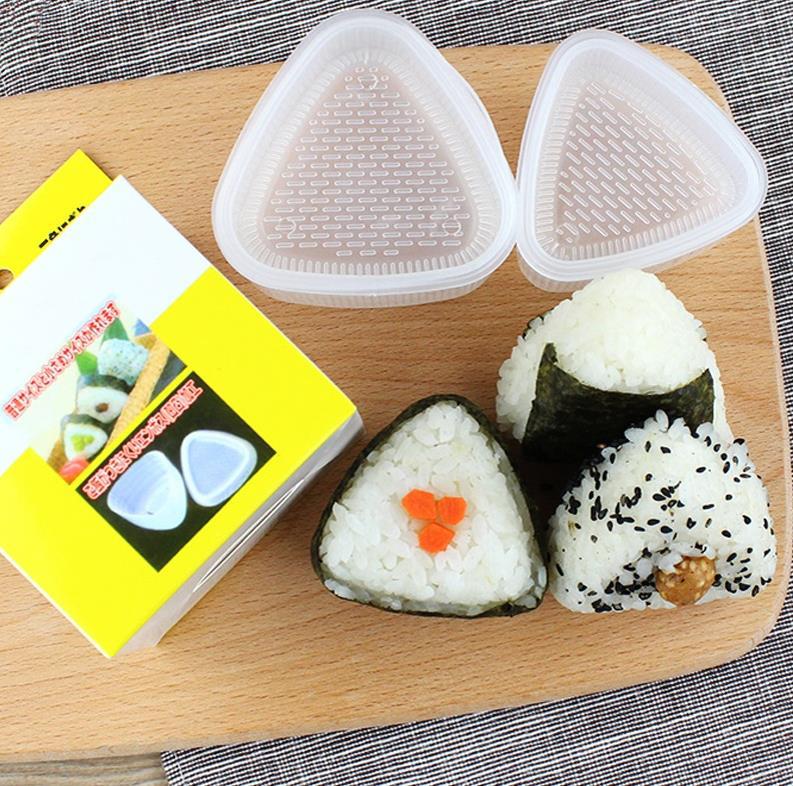 Onigiri - Molde de triángulo, prensa de moldes para hacer bolas de arroz,  cucharón de arroz, molde de bola de arroz triangular clásico para sushi  para