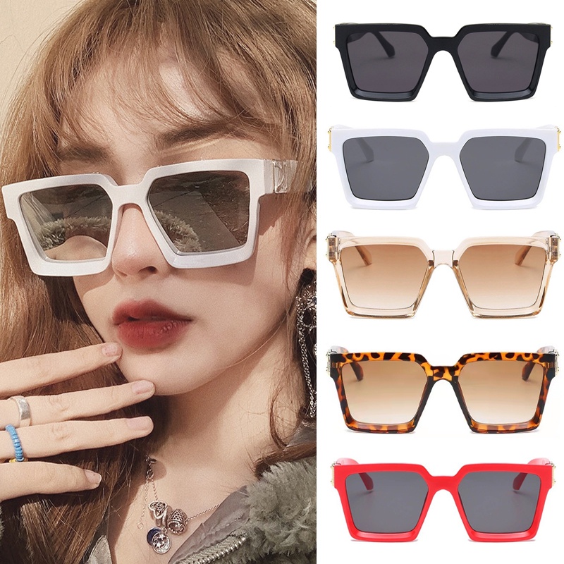 Gafas De Sol De Moda Para Mujer - Estilo Caja - Lentes UV400 - Varios Colores - Para Viajes, Deportes Y Look Casual