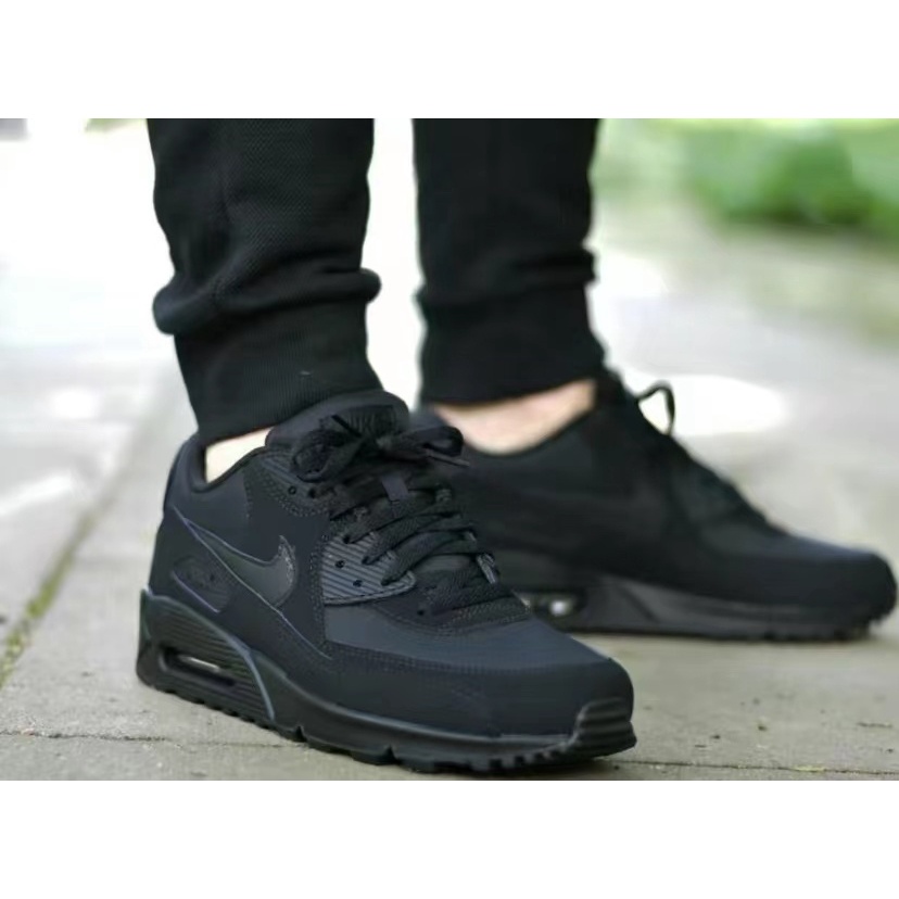  Nike Hombres Air Max 90 Zapatos Pure Platinum/Negro