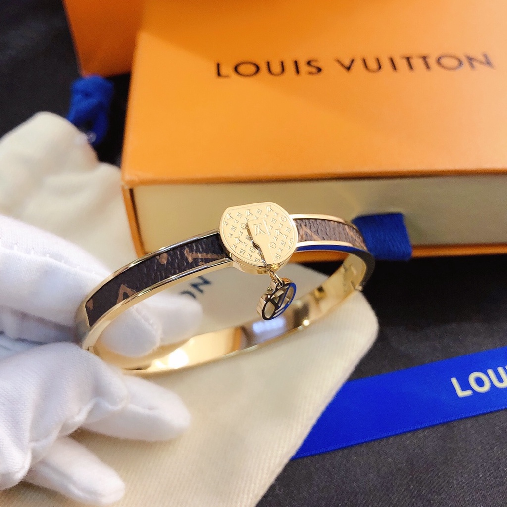 LV Louis Vuitton Pulsera Delicada Joyería Regalo De Lujo Hombre Mujer S208  OKHC