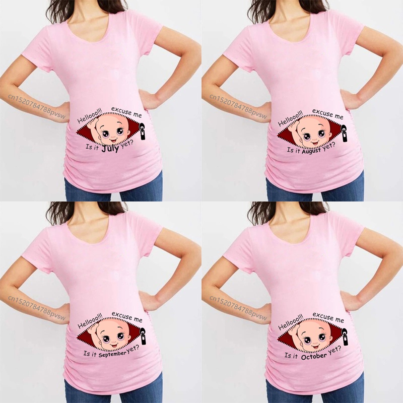 Blusas de maternidad con dibujo de bebe new arrivals