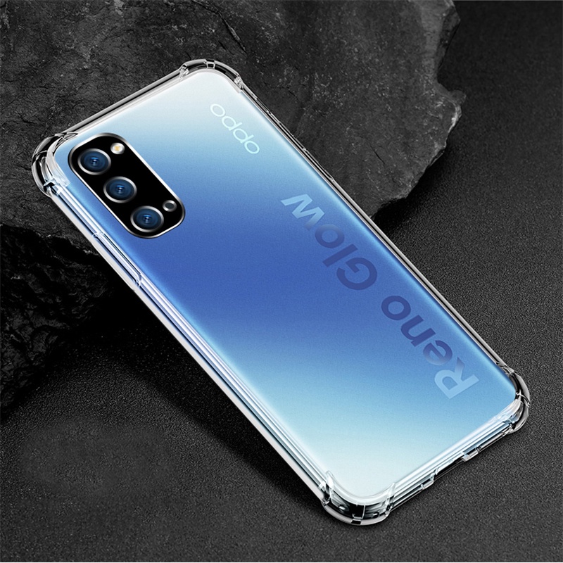 Cover per Oppo Reno 4Z 5G (Reno4 Z 5G) Cover in vetro sfumato colorato
