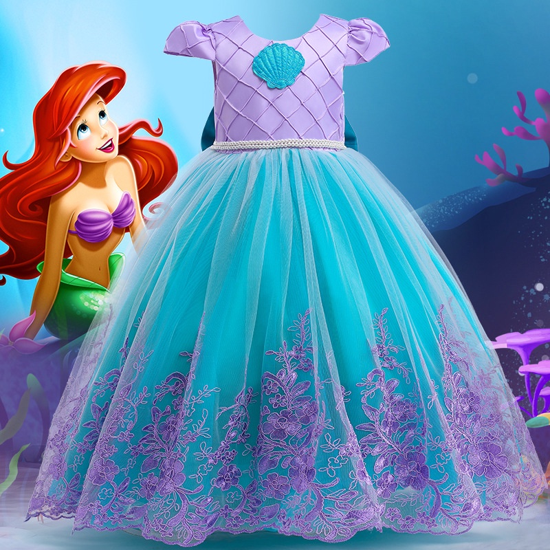 Ariel con vestido hot sale