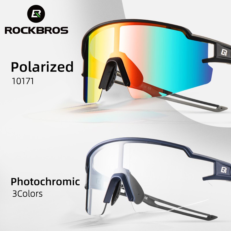 Gafas Deportivas Ciclismo Uv400 Rockbros Lentes Fotocromáticos