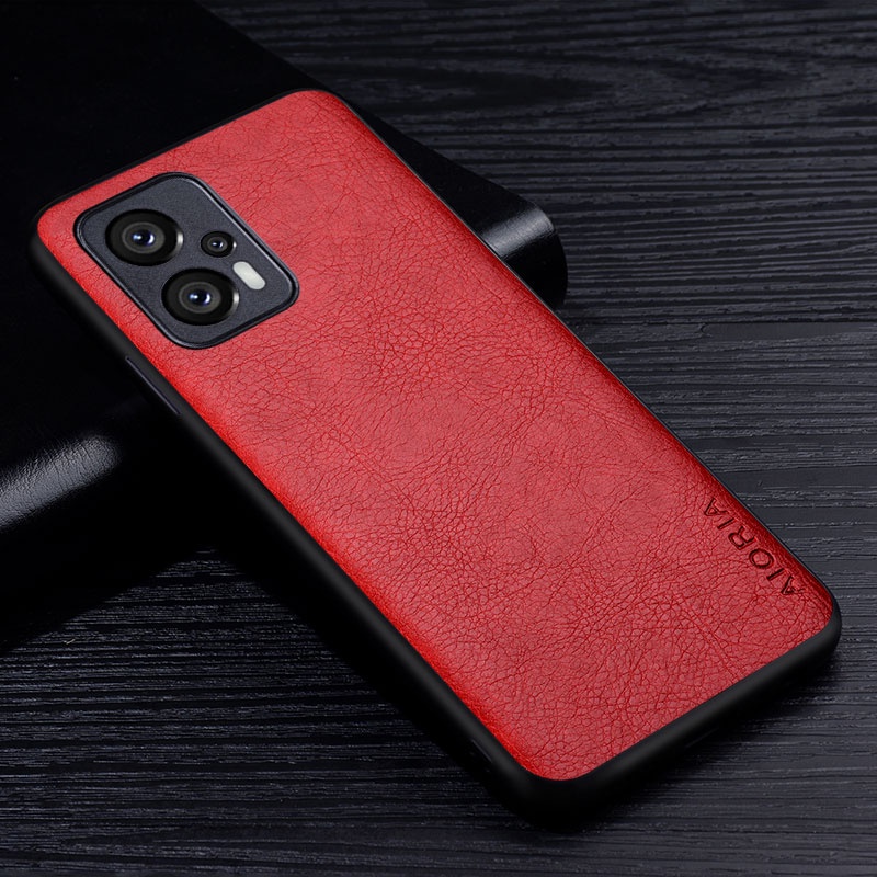 Carcasa Para Xiaomi Poco X4 Gt Pro Nfc C40 5g Premium Pu Cuero Retro Litchi Patrón Slim Fit 1083