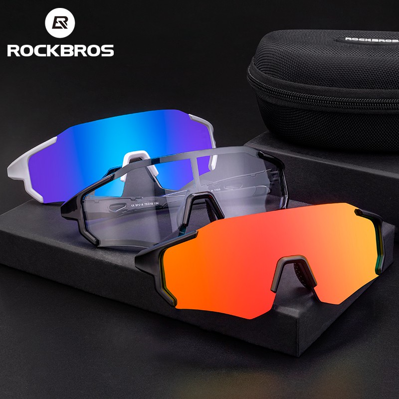 ROCKBROS-Gafas fotocromáticas para deporte al aire libre, gafas polarizadas  de s