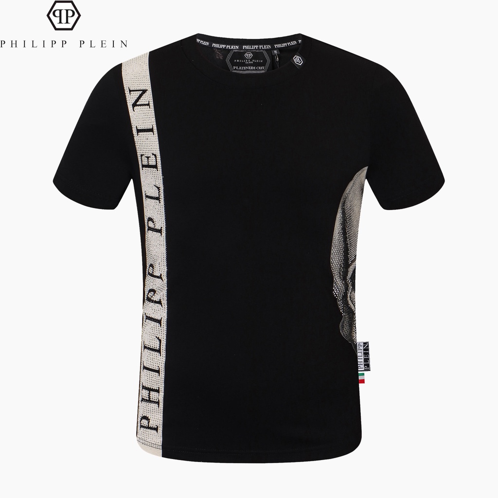 Nuevo Estilo PHILIPP PLEIN Camiseta De Hombre Philip Manga Corta Moda PP Calavera Impresion Slim Fit