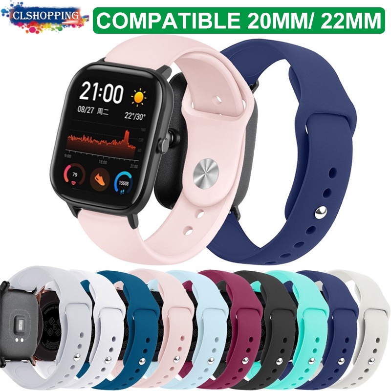 Correa para smartwatch 22 mm 20 mm Para Huawei GT 2 Pro Pulsera De Silicona correa  para reloj inteligente watch 3 4