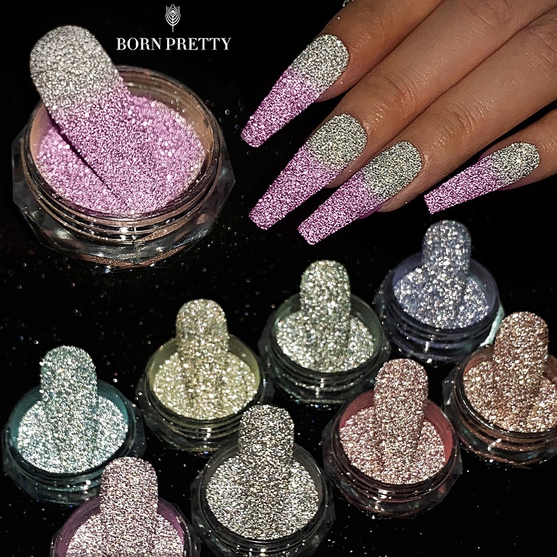 15g de polvo acrílico para uñas, pigmento para esmalte de uñas,  decoraciones de cristal, juego de manicura profesional BANYUO