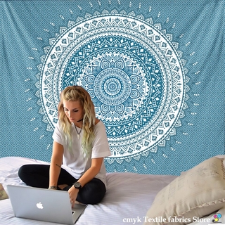 Manta Tapiz Decorativo Mandala Meditación Para Pared Chica