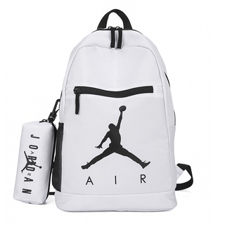 NIKE100 % Original AIR JORDAN Unisex AJ Mochila De Impresión Con Logotipo  Grande Para Estudiantes Inicio De La Escuela Nueva Bolsa Escolar Parche De  Moda Diseño De Bolsillo De Viaje Al Aire