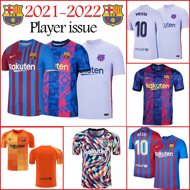 Trampolín Productos lácteos cómo utilizar Problema Del Jugador] 2021/2022 El Más Nuevo jersey De Fútbol De Barcelona  De La Mejor Calidad Para Hombre | Shopee México