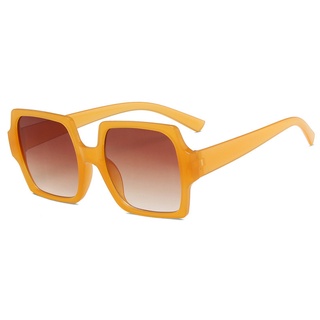  Gafas de sol de gran tamaño para mujer, clásicas, populares,  marco grande, gafas de sol coloridas, redondas, de moda, degradadas, UV400,  Té verde amarillo : Deportes y Actividades al Aire Libre