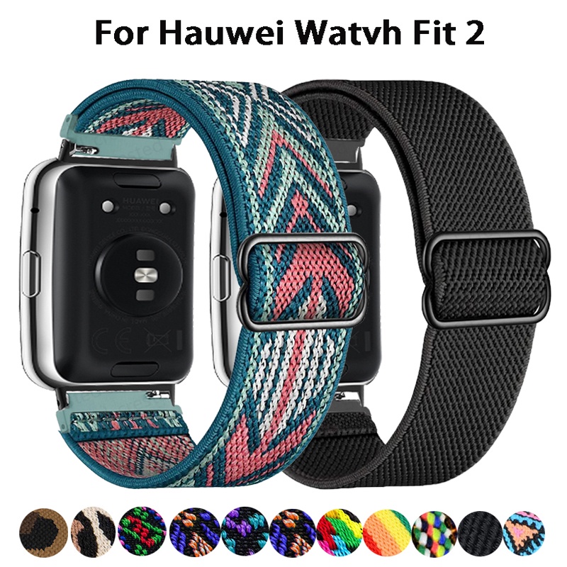 Para Huawei Watch Fit 2 correa de cuero de la correa de la pulsera de  liberación rápida Reemplazo de la correa del reloj deportivo - Negro