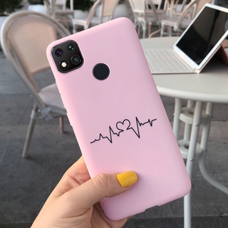 Funda suave De silicón/Tpu con diseño De corazón Amor Para Xiaomi Redmi 9c/Redmi  9c/Redmi 9c