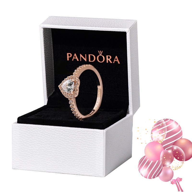 Anillos pandora oro discount rosa