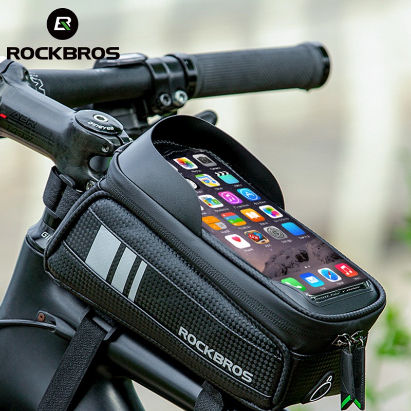 ROCKBROS - Bolsa de ciclismo impermeable para bicicleta, bolsa de asiento  de bicicleta de gran capacidad, bolsa de asiento de bicicleta de montaña de