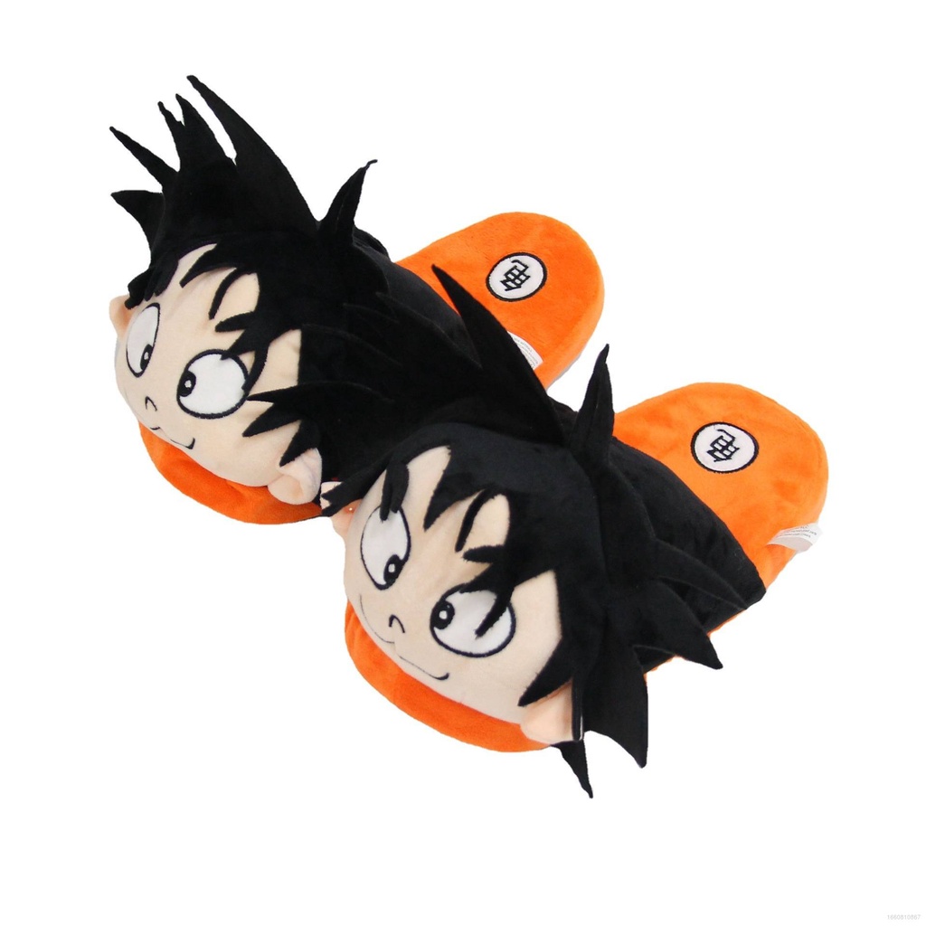 NS3 DRAGON BALL Son Goku Zapatillas De Felpa Invierno Casa