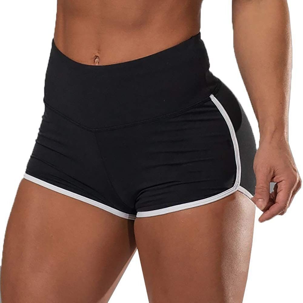 mini pantalones cortos de cintura alta para mujer shorts deportivos para fitness