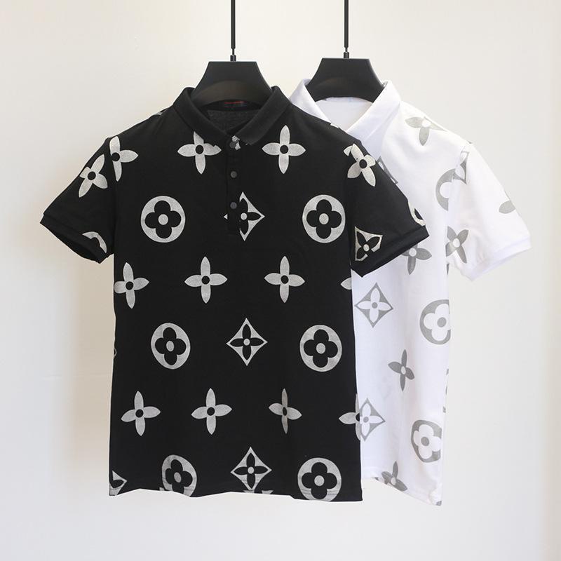 Louis Vuitton/LV Street Wear polo Hombre Juventud Solapa Camiseta Espíritu  Social Chico Manga Corta Kuaishou Influencer Mismo Estilo Top