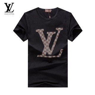 Camiseta LV LOUIS VUITTON SIGNATURE Hombres Mujeres Peinado 30