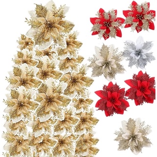 DIY Flores de algodón para tus Decoraciónes de Navidad 2023