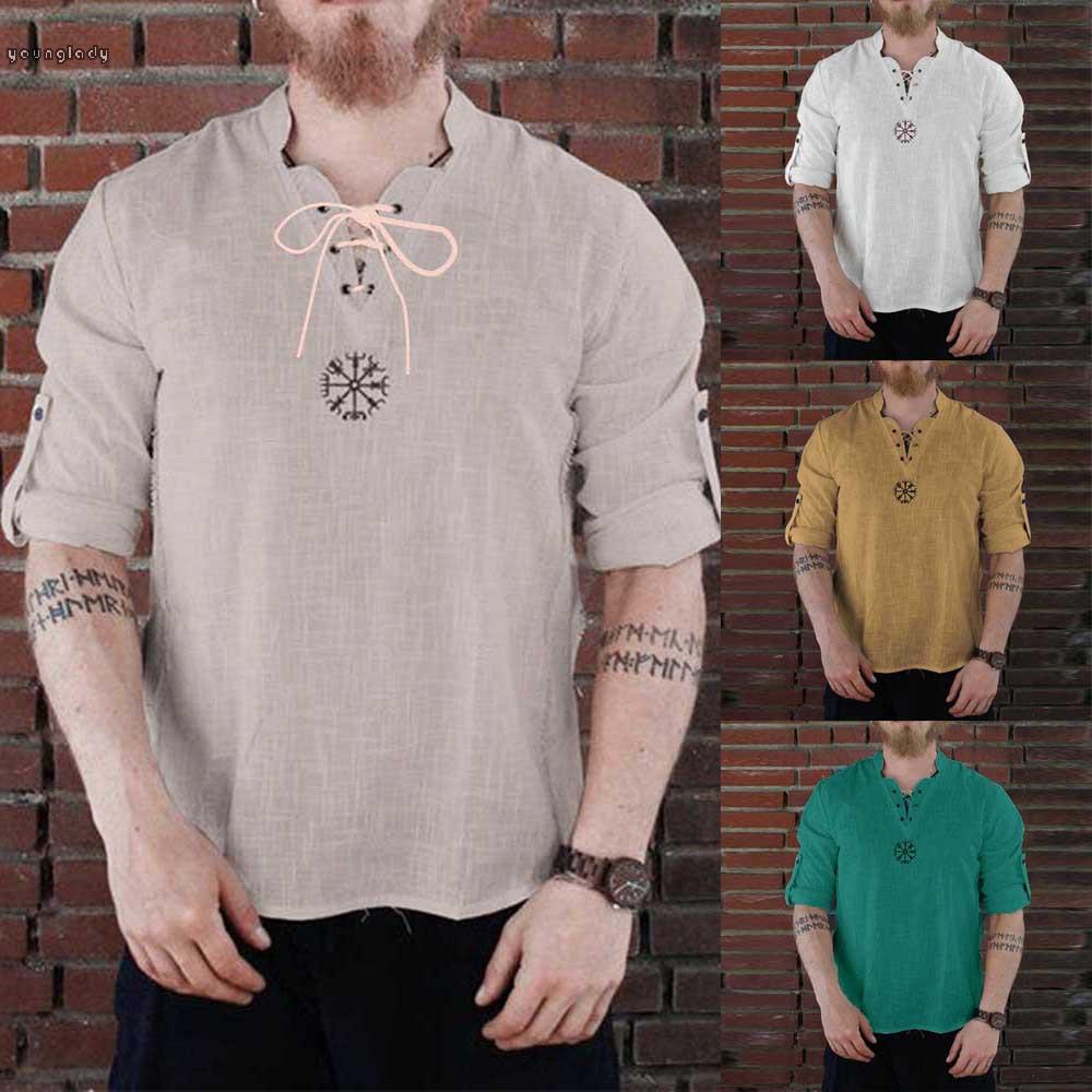 Camisa best sale medieval vikingo