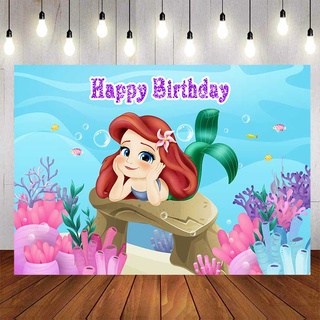  Mantel de sirena para fiesta de cumpleaños, funda desechable de  plástico para mesa de sirena para niñas, cumpleaños, baby shower bajo el  mar, decoración de fiesta bajo el mar, 54 x