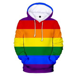 Sudaderas Con Capucha Con Bandera Lgbt Para Orgullo Gay Lesbiana Colorida  Ropa Arco Iris Para Decoración Del Hogar Friendly Equity | Shopee México