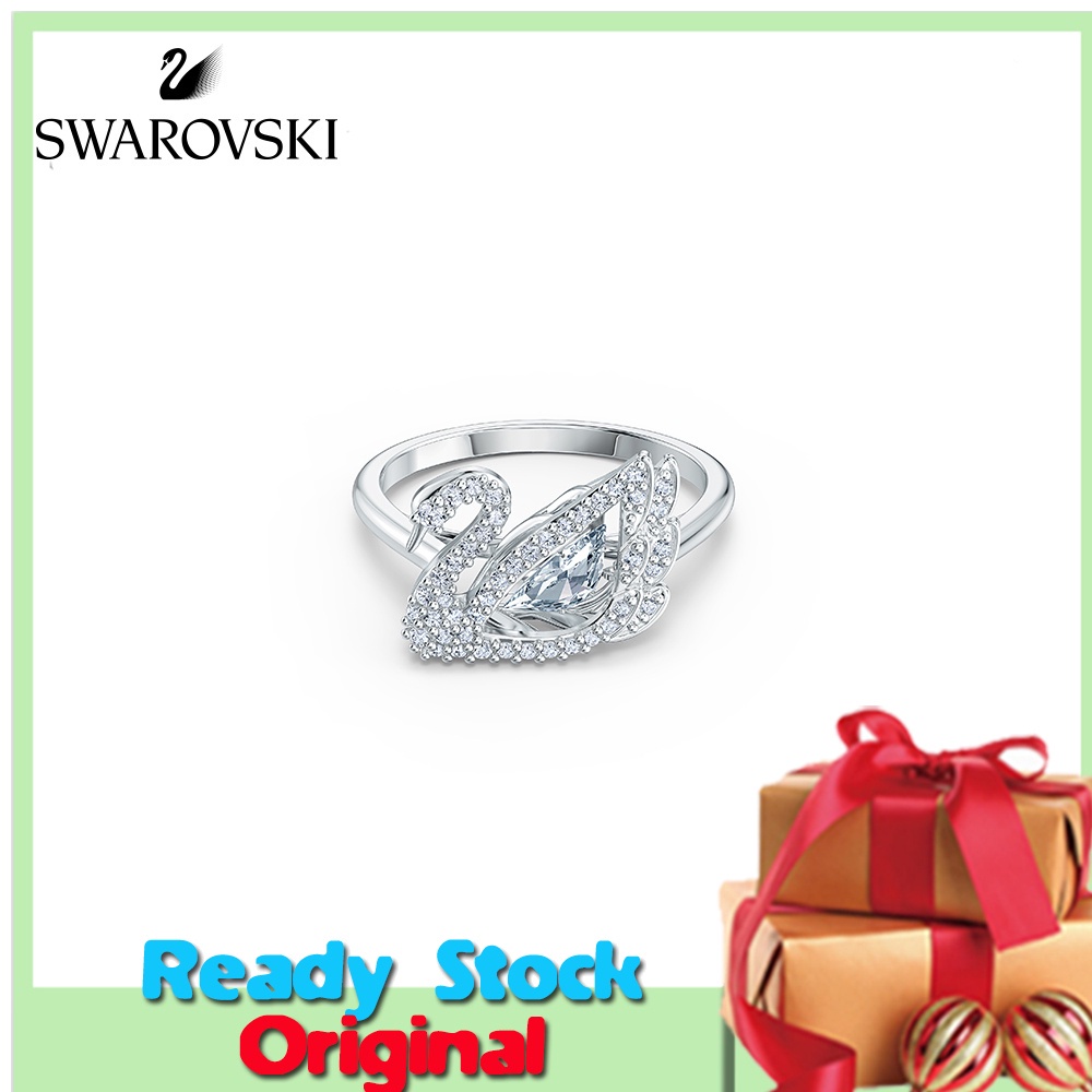 Anillo swarovski cisne hot sale